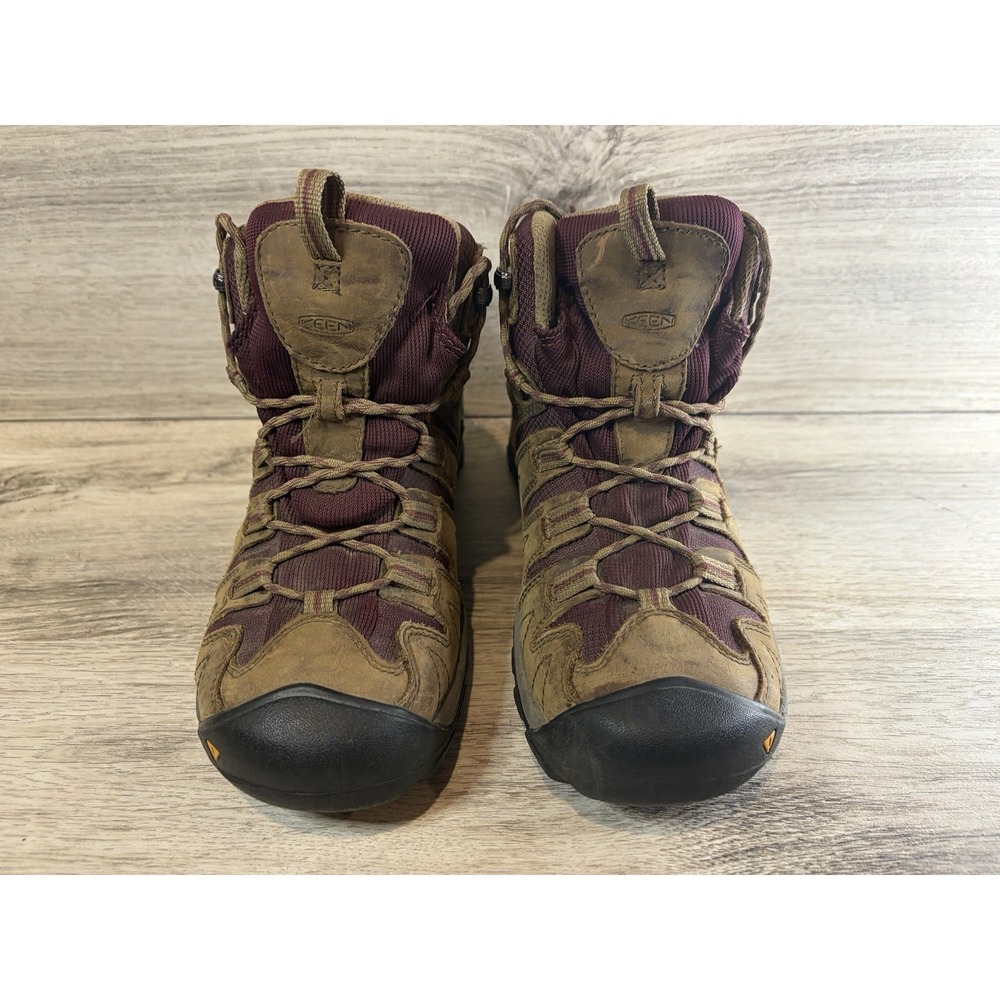 Keen Women's Gypsum Mid Hiking Boot 52019 SHEG Brown Size 8.5 Shoes Athletic - Picture 3 of 8